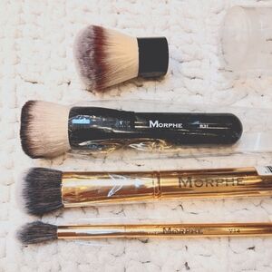 Morphe makeup brushes set 4 piece NWT quality brushes nice